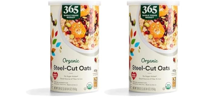365 by Whole Foods Market Steel Cut - Organic Oats for Heart-Healthy Nutrition
