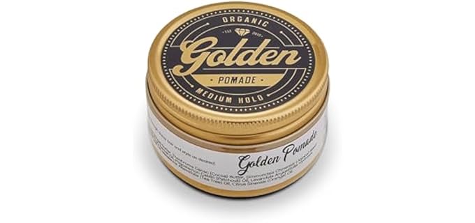 Beards Kobenhavn Perfect Shine - Organic & Natural Hair Pomade for Medium Hold