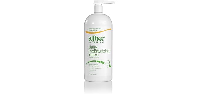 Alba Botanica Sensitive Skin - Fragrance-Free Daily Moisturizing Lotion for Sensitive Skin