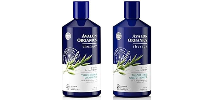 Avalon Organics Therapy - Organic Biotin B-Complex Therapy Shampoo & Conditioner