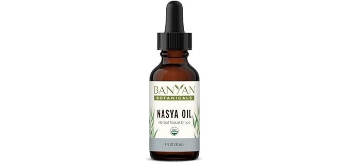 Banyan Botanicals Nasya Oil - Organic Herbal Nasal Oil for Clear Breathing