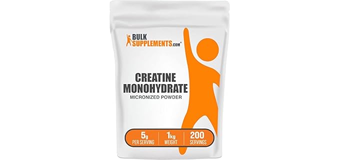 BulkSupplements Micronized Powder - Pure Micronized Creatine for Strength & Performance