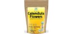 U.S. Wellness Naturals Caffeine Free - Pure Organic Calendula Whole Flower Tea