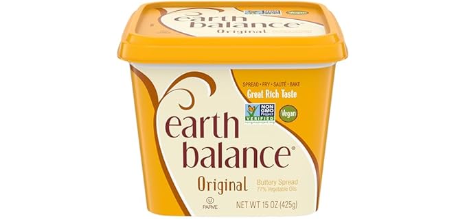 Earth Balance Original - Vegan Dairy-Free Buttery Spread with Rich, Creamy Flavor