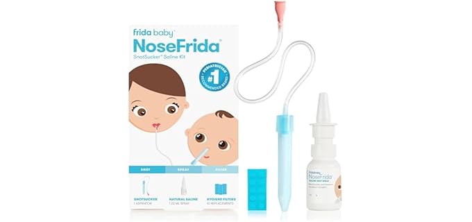 Frida Baby Saline Kit - Complete Baby Nasal Care Kit for Cold & Flu Relief