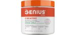 The Genius Brand Green Apple - Naturally Flavored Creatine for Energy and Focus