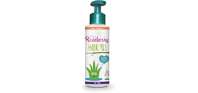 Little Roseberry Aloe Vera & Vitamins - Gentle Organic Hair Gel for Kids & Family