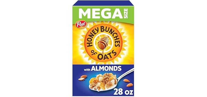 Honey Bunches of Oats Mega - Crunchy Honey Almond Breakfast Cereal