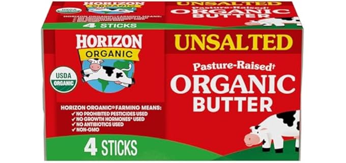 Horizon Organic Pasture-Raised - USDA Organic Unsalted Butter Made from Sweet Cream