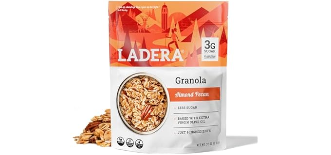 Ladera Foods Real - Low-Sugar Almond Pecan Granola