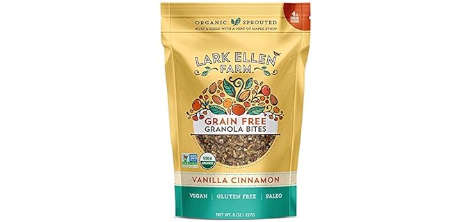 Lark Ellen Farm Vegan - Grain-Free Vanilla Cinnamon Granola Bites