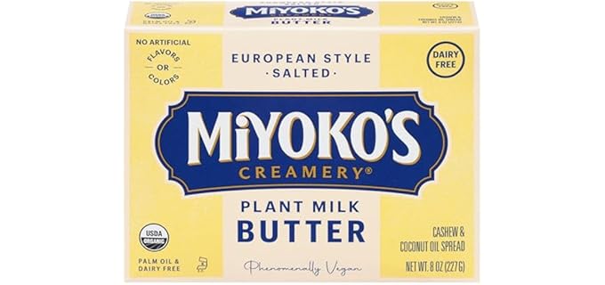 Miyoko's Creamery European Style - Organic European-Style Cultured Vegan Butter