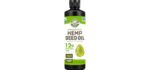 Manitoba Harvest Unrefined, Cold Pressed - Organic Hemp Oil Rich in Omega 3 & 6 for Overall Wellness