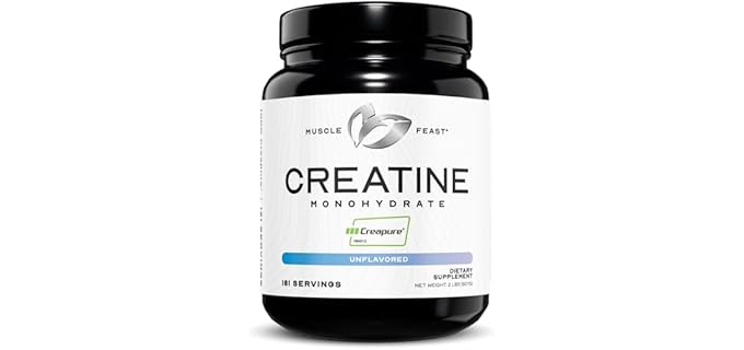 Muscle Feast Creapure - German-Grade Pure Creatine for Power & Recovery