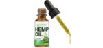 Nature's Beneficials Mint - Organic Hemp Oil Extract with Omega 3 & 6