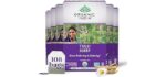 Organic India Stress Relieving & Relaxing - Tulsi Sleep Herbal Tea with Chamomile, Ashwagandha, & Holy Basil