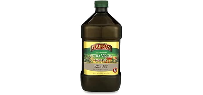 Pompeian Robust - Full-Bodied Cold-Pressed Olive Oil Rich in Antioxidants