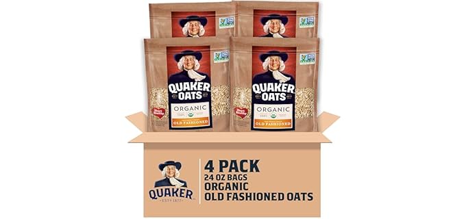 Quaker Old Fashioned - Organic Whole Grain Rolled Oats for Heart-Healthy Nutrition