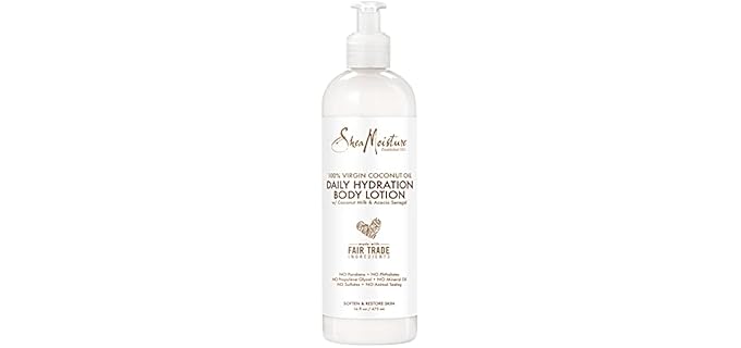 SheaMoisture Daily Hydration - 100% Virgin Coconut Oil Body Lotion for Deep Moisture