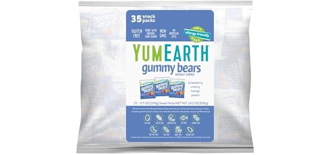 YumEarth Naturally Flavored - Allergy-Friendly Organic Gummy Bears