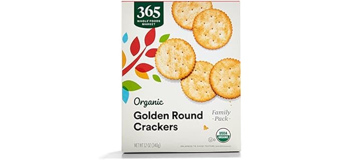 365 Whole Foods Golden Round Crackers