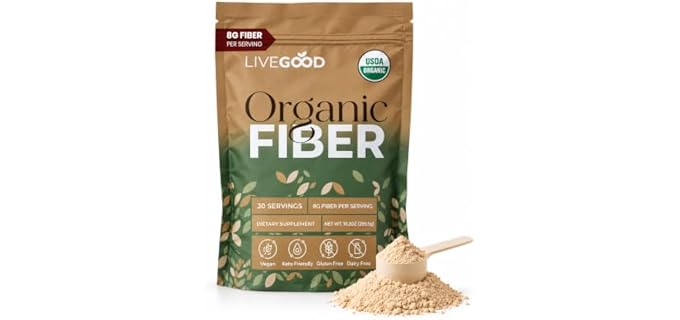 LiveGood Organic Fiber Powder