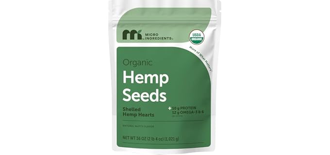 Micro Ingredients Organic Hemp Seeds