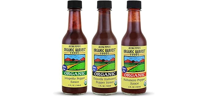 Organic Harvest Hot Sauce Trio
