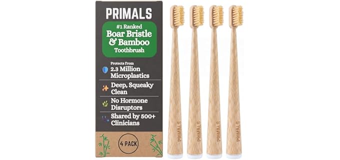 Primals Boar Bristle Toothbrush