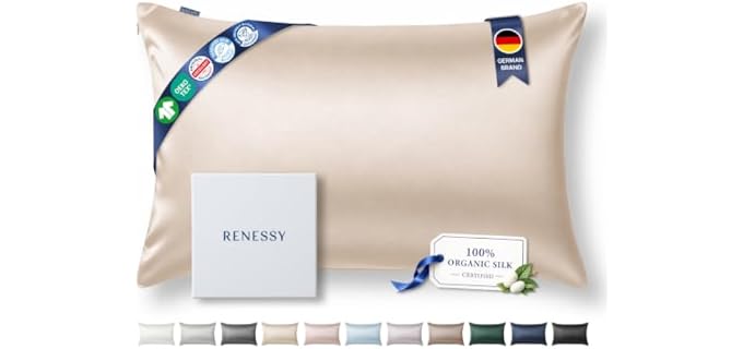 Renessy Organic Silk Pillowcase