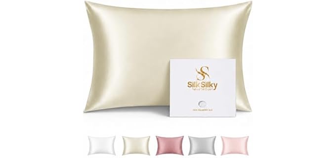 SilkSilky Organic Silk Pillowcases